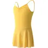 Ropa de baile para niños de verano, falda con tirantes para baile, ropa de examen corporal para niñas, ropa de ballet nacional, falda de gimnasia para danza china