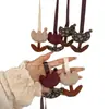Colgante Hecho a Mano de Tela con Forma de Flor de Tulipán Estilo Coreano Estilo Ins, Cuadros Vintage, Sencillo y Dulce, Adorno para Colgar en el Coche Relleno de Algodón