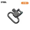 Hebilla Táctica de Acero de 1 pulgada para Correa de Rifle de Liberación Rápida Accesorios de Caza Accesorios para Mira