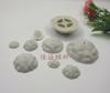 Base Blanca de Resina para Mini Árbol de Navidad Adornos de Escritorio Placa de Enchufe Accesorios para Manualidades DIY