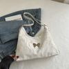 Bolsa Grande Popular da Internet Feminina 2024 Nova Fashionável Simples Grande Capacidade Bolsa de Ombro Mochila Bolsa Tote de Axila Tendência