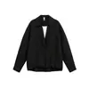 Ropa Vintage Yidao Otoño 2026 Nuevo Estilo Japonés Falso Dos Piezas Cuello en V Holgado Patchwork Bloque de Color Suéter Camisa de Manga Larga