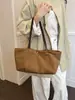 Bolso de hombro retro de gran capacidad transfronterizo 2026, bolso de hombro casual versátil para el día a día, bolso tote simple y moderno de moda