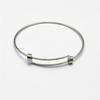 Pulseira Europeia e Americana de Atividade Push-pull Distintiva DIY Ajustável de Aço Mola Pulseira Versátil Três Círculos Acessórios para Mulheres