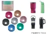 40 tazas de coche cubierta de taza de silicona olla espacial cubierta de taza antideslizante transfronteriza 7.5 cubierta protectora para taza térmica 12-64 oz Universal