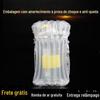 Comércio exterior atacado saco de coluna de ar material enrolado engrossado embalagem à prova de choque saco de embalagem expressa coluna de bolha de ar resistente a gotas fabricante de bolhas infláveis