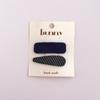 Pinza para el pelo de tela a cuadros vintage coreana para niños, accesorios para el pelo de otoño e invierno, flequillo roto, pinza BB, pinza lateral para niños, tocado, pinza para el pelo