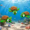 Adorno de manualidad de tortuga pequeña impresa en 3D transfronterizo regalo figura creativa animal articulado modelo móvil juguete