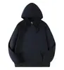 Moletom com capuz de algodão chinês transfronteiriço, corte solto, ombros caídos, moletom liso com gola redonda, moletom de marca de moda de exportação outono/inverno masculino