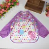 Comercio exterior abrigo infantil anti-vestir completamente impermeable bebé bebé EVA desechable ropa de arroz delantal babero ropa para pintar