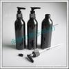 Frasco Redondo Ombro Preto 250ml Frasco para Shampoo e Líquido de Banho Frasco para Loção 250ml Frasco Refil Cosmético