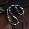 Collar de Terahertz Magnético Volcánico Iones Negativos Piedra de Energía Cruz Negra Piedra de Bilis Imán Collar
