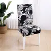 Funda de Silla Universal de una Pieza Simple Personalizada Funda de Taburete Tela Elástica Funda de Silla de Comedor Funda de Respaldo de Silla de Hotel