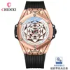 Reloj Mecánico Totalmente Automático Impermeable, de Moda y Genial, Tendencia para Hombres, Reloj Máquina de Tatuar para Transmisión en Vivo Transfronteriza