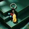 Chaveiro Pingente Acessório Estilo Chinês Retro Liga de Zinco "Coisas Boas Acontecem" Decoração de Presente Artesanato em Metal Atacado