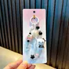 Llavero de gato de dibujos animados, llavero de pareja lindo, colgante pequeño, accesorio para bolso, juguete de moda, regalo pequeño al por mayor