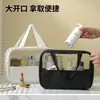 Bolsa de maquillaje portátil con diseño de retazos Yulang, bolsa de almacenamiento de artículos de tocador de viaje de gran capacidad, bolsa de aseo impermeable para natación