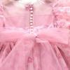 Vestido Infantil Verão 2023 Novo Saia Infantil Tesouro Saia de Gaze Bufante Vestido Princesa Menina Verão Manga Curta