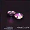 Fabricantes de gemas artificiais de Wuzhou zircônia pedra bruta galvanoplastia colorido moda novos acessórios de joalheria DIY