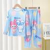 Pijamas para niños del sudeste asiático Conjuntos de ropa para niños Primavera y otoño Pantalones de manga larga Pijamas para bebés niños y niñas Conjuntos de ropa para el hogar