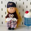 Pingente de boneca batata popular e famoso na internet, 14cm, pingente de mochila, boneca requintada, presente de aniversário, brinquedo de pelúcia fofo