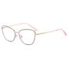 Gafas de lectura de marca BJYX, marco completo, caja de negocios, ultraligeras, ultratransparentes, de color sólido, de metal, de alta calidad, anti luz azul, espejo plano