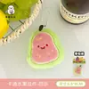 Pingente Criativo de Boneca de Fruta Fofa, Chaveiro Decorativo para Mochila de Menina, Enfeite de Pelúcia Versátil para Pendurar