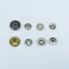 Botões de Pressão Ykk, Botões de Pressão Simples de Latão, Botões Ocultos para Jaquetas de Penas, Casacos, Bolsas, Botões de Metal em Estoque