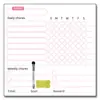 Quadro de Recados Magnético Calendário Magnético Semanal Mensal Planejador de Tarefas Ímã de Geladeira Quadro de Mensagens Magnético Suave Transfronteiriço Venda por Atacado