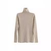Suéter Casual de Cuello Alto para Capas, Camiseta Base Versátil para Mujer de Otoño e Invierno a la Moda, Cuello Alto Ajustado Estilo Coreano a la Moda