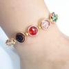 Pulsera de cristal de colores estilo coreano cristal acrílico caramelo pulsera Sansheng III joya de regalo suministro