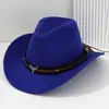 Sombrero Unisex de Fieltro Suave para Hombre y Mujer con Diseño de Cabeza de Toro Tridimensional, Banda Marrón, Estilo Británico Lujoso, Sombrero de Moda Retro