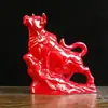 Vaca de Cerâmica Vaso Sanitário Vaso Sanitário Absorvente de Água Decorações para Casa Wangcai Tang Sancai Vaca Amarela Búfalo Ornamentos da Sorte