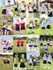 Uniformes de Jardín de Infancia Estilo Colegio Británico para Verano, Atuendos Deportivos para Niños, Uniformes Morados de Clase, Uniformes de Escuela Primaria
