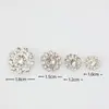 Hebilla de Diamante de Aleación de Moda Botón de Cuello de Camisa de Pedrería 12mm Botones para Suéter Accesorios Accesorios para Joyería DIY