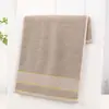Toalha Jacquard 100% Algodão Faixa de Cetim Toalha de Rosto Colmeia Espessa Absorvente Toalha de Rosto para Lavar o Rosto Doméstica Fabricante de Toalhas para Presente de Supermercado Atacado