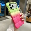 Capa de celular nuvem com gradiente de dopamina, adequada para Apple 18 PRO, capa protetora de casca macia 17/16 PRO da moda, 15/14