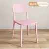 Silla de Plástico de Lujo Ligero Respaldo Silla Ocio Comercial Taburete Negro Comedor Restaurante Mesa y Sillas de Comedor Uso en el Hogar