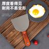 Atacado de fábrica espátula para bolo aço inoxidável japonês cabo de madeira suporte de bolo espátula para pizza panqueca teppanyaki espátula pequena