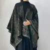 Chal de Cachemira de Imitación de Alta Calidad, Chal Grande Estilo Chino, Capa con Abertura de Moda Otoño e Invierno, Bufanda, Venta al por Mayor de Cachemira