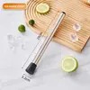 Novo Triturador de Gelo de Aço Inoxidável 304, Triturador de Gelo para Coquetéis, Martelo de Gelo para Chá de Leite e Limão, Suprimentos de Bar