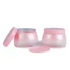 Frasco de Crema Rosa Escarchado de Gran Capacidad 300 ml Mascarilla Facial de Mascarilla de Barro Corporal Loción Corporal Frasco Dispensador Universal de Boca Ancha