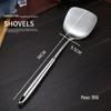 201 aço inoxidável espátula utensílios domésticos de cozinha prato de cozinha espátula cabo longo colher de sopa engrossada Colander jogo de espátula de fritura