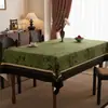 Mantel Retro Americano de Lujo Ligero de Gama Alta Impermeable a Prueba de Aceite Lavable Resistente al Calor Almohadilla Protectora para Superficie de Mesa de Comedor de Cuero