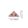 Carpeta Triangular Clip Lateral y de Esquina Transparente Almacenamiento y Organización de Hojas de Examen Clip para Datos Clip para Papel Clip para Libro Clip para Cuentas a Mano