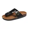 026 Verano Nuevo Suela Suave Hebilla Ken Tira Única Hebilla Doble Lentejuelas Talla 35-44 Chanclas de Moda Mujer