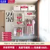 1,4m Guarda-Roupa Simples Aberto de Metal para Quarto de Casa Armazenamento Montagem Estrutura de Aço Guarda-Roupa Closet