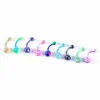 Plataforma de comercio electrónico para Europa y Estados Unidos nuevo color copo de nieve piercing ombligo Europa y Estados Unidos moda pintura Joker anillo para ombligo joyería