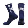 Calcetines deportivos antideslizantes para hombre, calcetines de fútbol, de media pantorrilla, antideslizantes, fútbol, bicicleta, calcetines cálidos