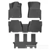 Adecuado para Toyota Sequoia 2012-2022 Tapetes de Piso TPE Material 3D para Todo Clima Tapete de Cajuela